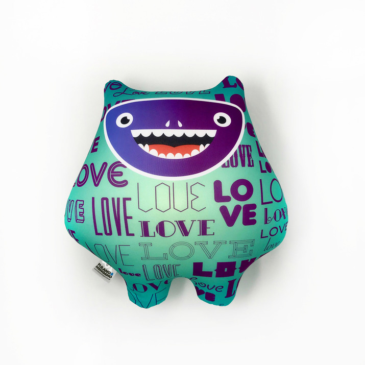 Monstruo Chico Love Turquesa