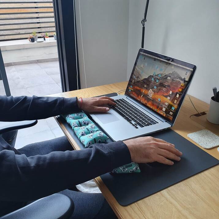 ALMOHADILLA TECLADO RELAX - JOYSTICK VERDE